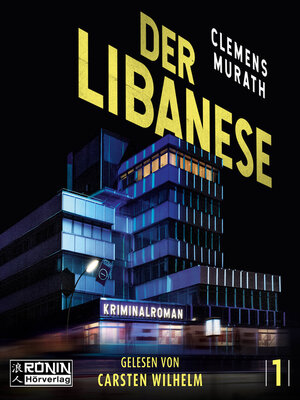 cover image of Der Libanese--Frank Bosman ermittelt, Band 1